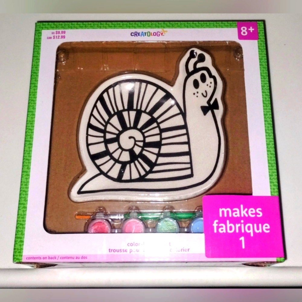 NEW Creatology DIY Snail Painting kit.